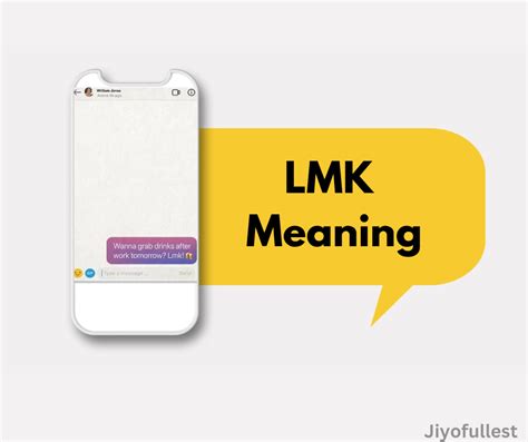 lmkic full form|'LMK' meaning: Definition of the texting term and how to use it .